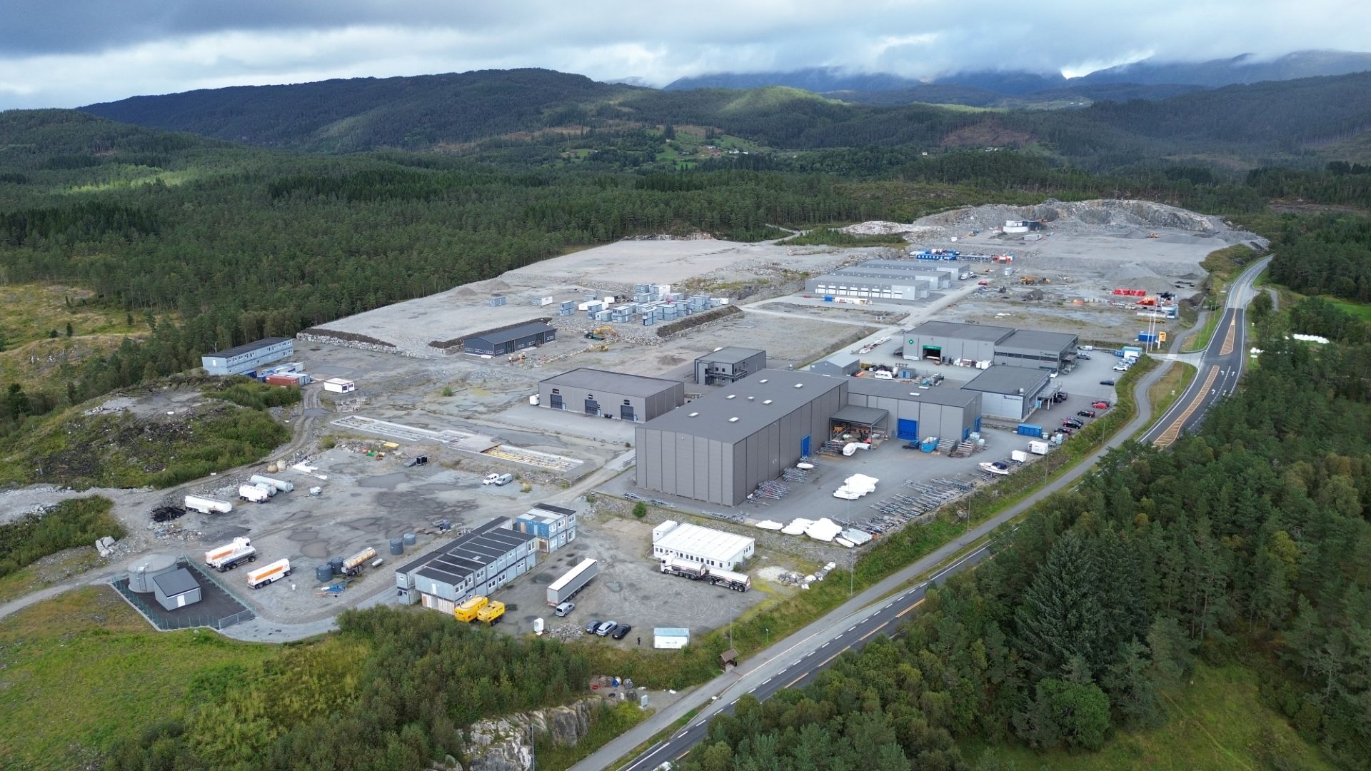 Nordhordland Naeringspark Dronefoto