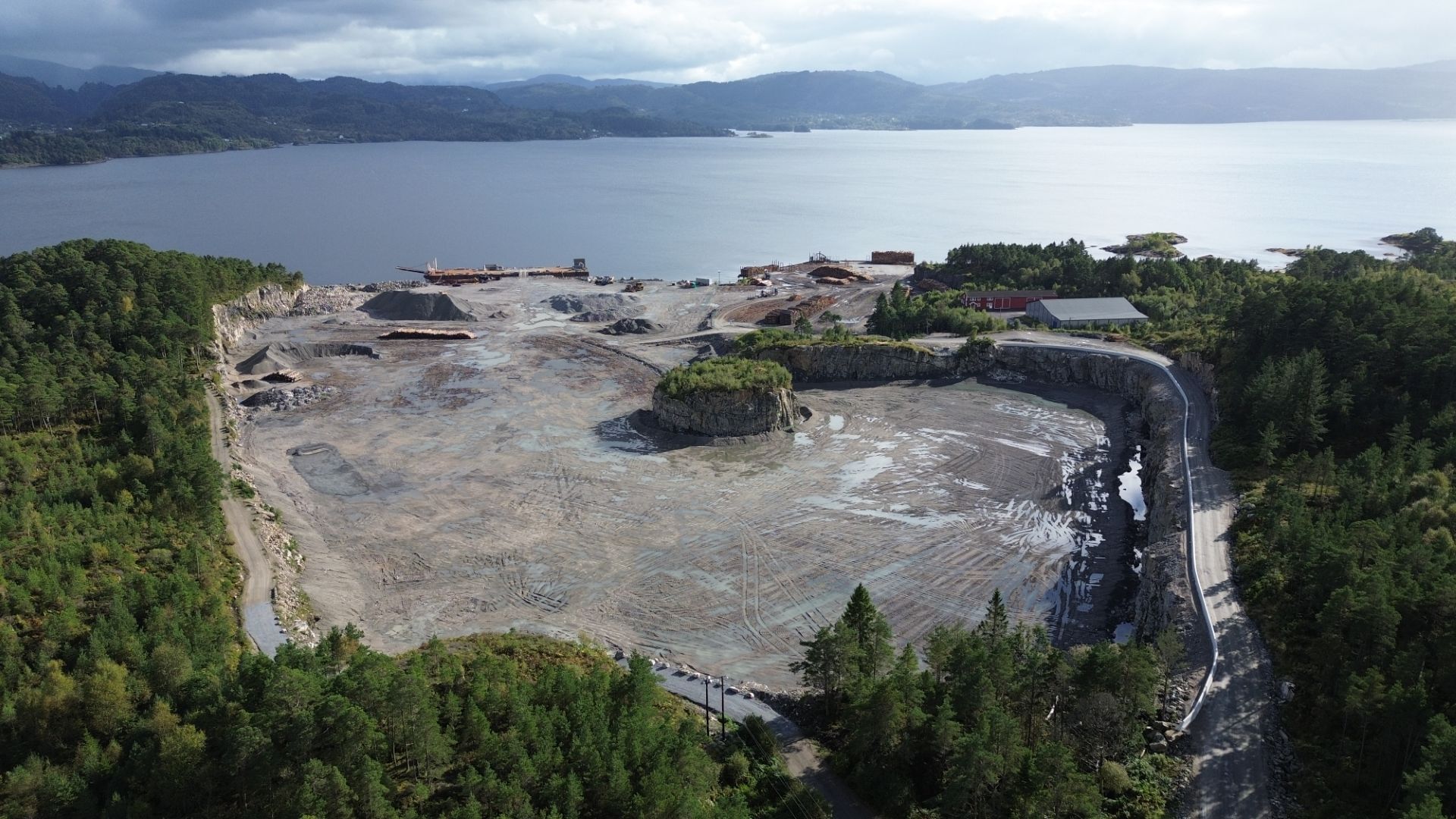 Nordhordland Naeringspark Dronefoto