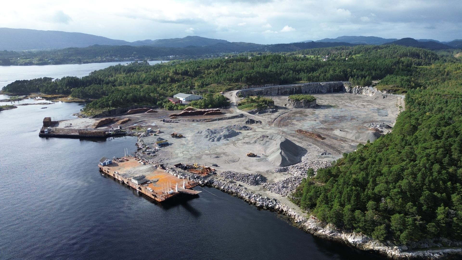 Nordhordland Naeringspark Dronefoto